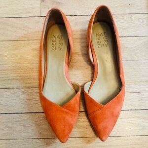 Naturalizer Kristin Demi-Wedge Flats, Orange size 7